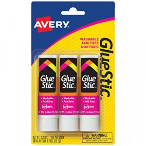  Avery Glue Stick White, Washable, Nontoxic
