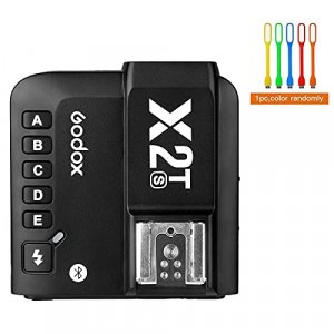 Godox X2T-S TTL High-Speed Sync 1/8000s 2.4G Wireless Flash Trigger Transmitter with Bluetooth Connection Compatible for Sony Cameras with USB LED