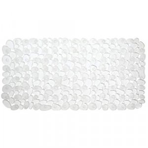 Pebblz Suction Non-Slip Mat for Shower 16 x 9, Clear – iDesign