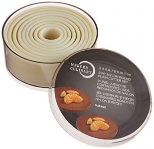 Mercer Culinary 9-Piece Round Plain Nylon Cutter Set