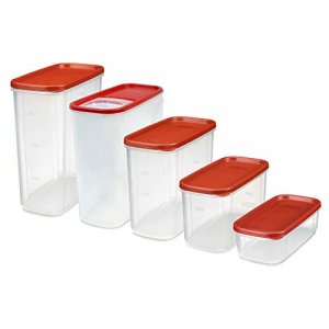 Chef Buddy 54-Piece Food Storage Container Set with Air Tight Lids, pc, Blue