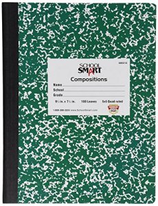 School Smart Graph Paper Pad with Chipboard Back, 8-1/2 x 11
