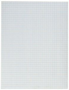 School Smart Graph Paper, 8-1/2 x 11 Inches, 1/4 Inch Rule, White