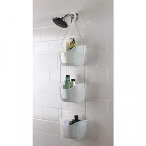 Umbra 022360-670 Bask, White Hanging Shower Caddy, Bathroom