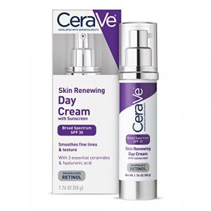 Cerave Anti Aging Face Cream With Spf | 1.76 Ounce | Anti Wrinkle Retinol Cream And Face Sunscreen | Fragrance Free