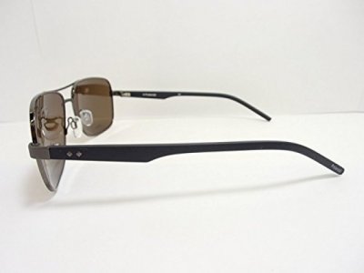 Polaroid Sunglasses Men's PLD 2042/S Rectangular Sunglasses, Ruthenium Black/Polarized Gray, 59mm, 15mm