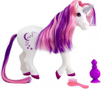 12 Pink & Purple Assorted Mini Ponies Unicorn Horse Style Figures Cupcake Party 