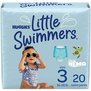Huggies Little Swimmers Disposable Swimpants (Character May Vary), Small, 20 Count