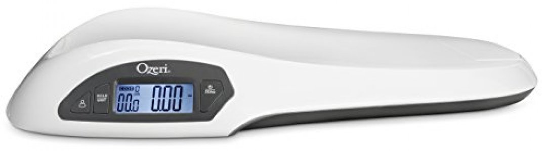 Ozeri All-in-One Baby and Toddler Scale - with Weight and Height Change Detection, White
