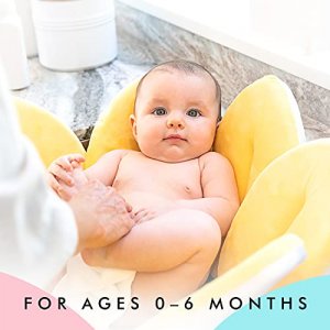 Blooming Bath Flower Baby Bath Seat - Plush Baby Bathtub, Fits Most Sinks - Newborn & Baby Essentials - Baby Gifts - Infant Tub - 32