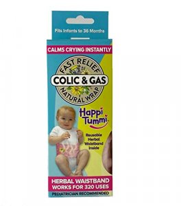 Happi Tummi All-Natural Herbal Baby Belly Warmer for Colic and Gas Relief. Calms and Comforts Babies and Infants Suffering from Gas, Colic, Constipat