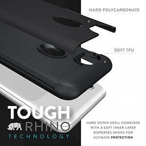 TUDIA Merge Designed for Google Pixel 3 Case, Dual Layer Phone Case for Google Pixel 3 (Matte Black)