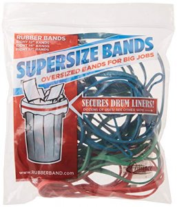 Alliance Rubber 37646#64 Non-Latex Rubber Bands  1 Lb Box Contains Approx 380 B 