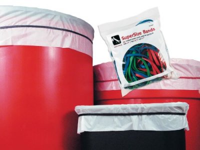 Alliance Rubber 08997 SuperSize Bands, Assorted Large Heavy Duty Latex Rubber Bands - 24 Pack, includes 8 bands of each size (12