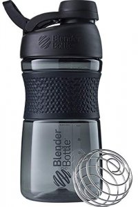 BodyTech Elite Stainless Steel Blender Bottle with Wire Whisk