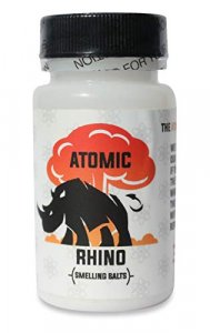 Atomic Rhino Smelling Salts for Athletes 100 s of Uses per Bottle Explosive Workout Sniffing Salts for Massive Energy Boost Just Add Water to Activ