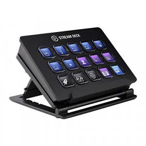 Elgato Stream Deck - Live Content Creation Controller with 15 Customizable LCD Keys for Windows 10 and macOS 10.13 or Late (10GAA9901)