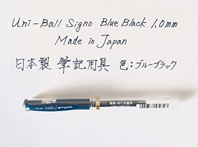 Uni-ball Signo 6 Color Set UM-153 1.0mm Gel Pen Made in Japan 6 Gel Pens 