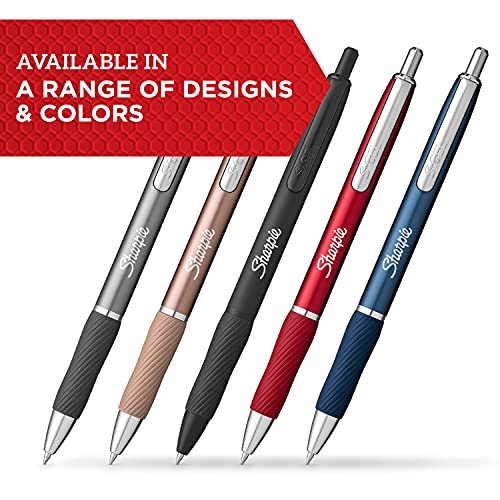 Sharpie S-Gel | Gel Pens | Medium Point (0.7mm) | Blue Ink | 12 Count