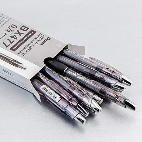Pilot, FriXion Ball Erasable & Refillable Gel Ink Pens, Fine Point 0.7 mm,  Pack of 3, Black
