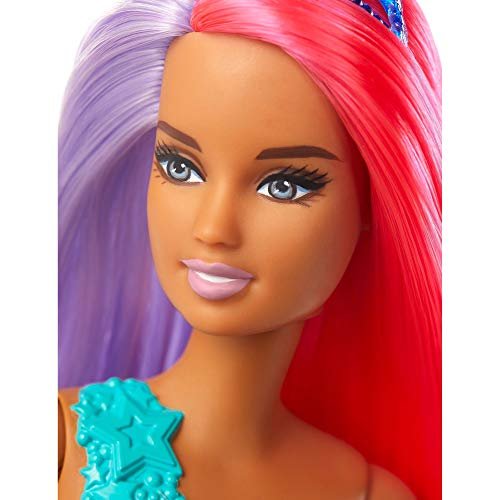 Barbie Dreamtopia Mermaid Doll, 12-inch, Pink and Purple Hair