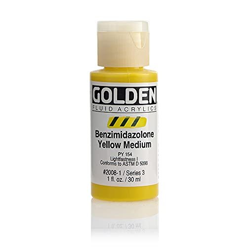 Golden Fluid Acrylic Paint 1 Ounce (30ml) for dry brush