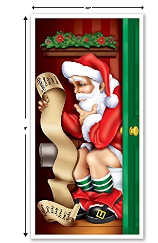 christmas plastic door cover