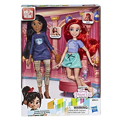 Disney Princess Ralph Breaks The Internet Movie Dolls Ariel and