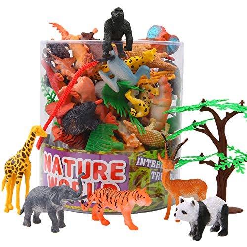 Animals Figure,54 Piece Mini Jungle Animals Toys Set with Gift  Box,ValeforToy Realistic Wild Animal Learning Party Favors Toys for Boys  Girls Kids To - Shop Imported Products from USA to India Online -