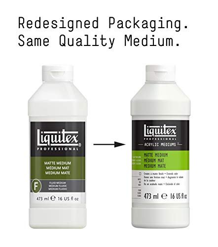 Liquitex Acrylic Fluid Mediums - Matte, 16oz