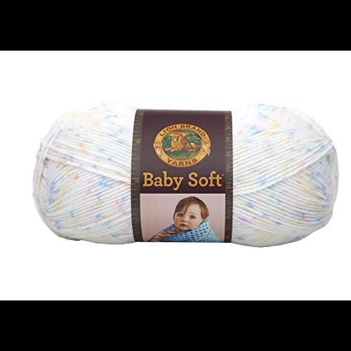 Lion Brand Yarn (1 Skein) Babysoft Baby Yarn Yarn, Twinkle Print - Imported  Products from USA - iBhejo