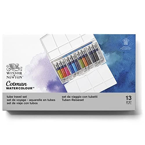  Winsor & Newton Cotman Watercolor Paint Set, 12 Colors