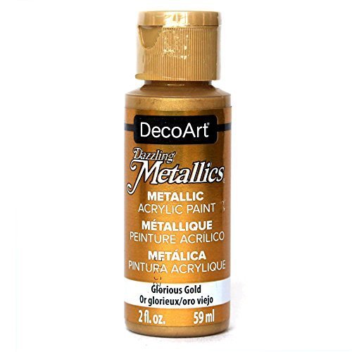 Dazzling Metallics 2 oz. Glorious Gold Acrylic Paint