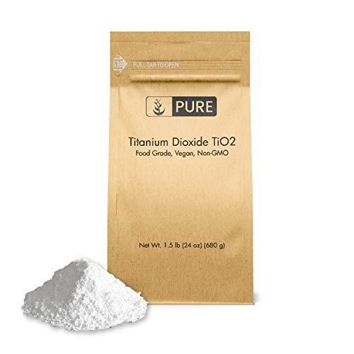 Pure Original Ingredients Titanium Dioxide (8 oz) Naturally Occurring,  Pigment & Colorant