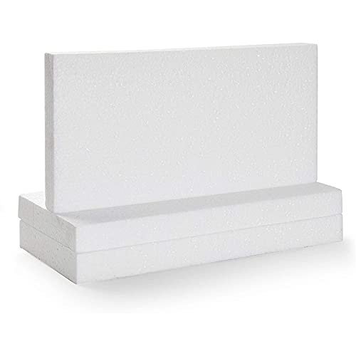 6 Pack Craft Foam Sheets, 1 Inch Thick Rectangle Blocks for Floral  Arrangements, DIY Projects, Packing (12 x 6 x 1 in)