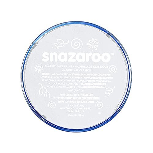 Snazaroo Classic Face And Body Paint, 18.8G (0.66-Oz) Pot, White