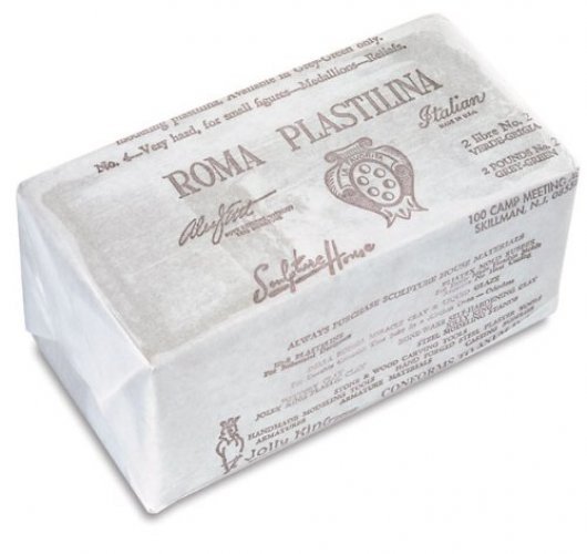 Sculpture House Roma Plastilina Modeling Material Gray-Green No 2 - Medium