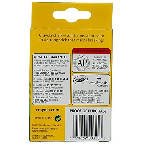 Crayola White Chalk - 12 Count, Crayola.com