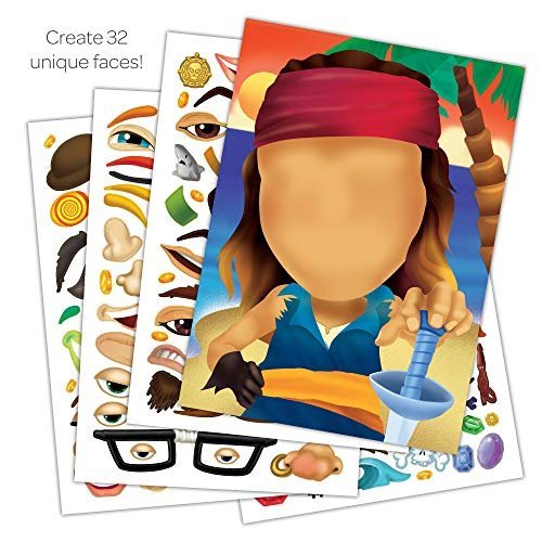  Bendon Create-A-Face Sticker Pad (Princess) : Toys & Games