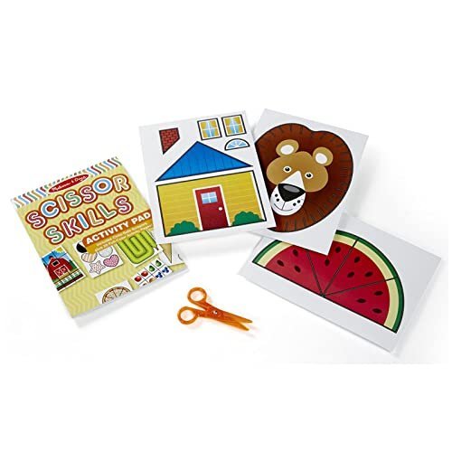 Melissa & Doug Scissor Skills Activity Book With Pair Of Child-Safe  Scissors (20 Pages) - Imported Products from USA - iBhejo