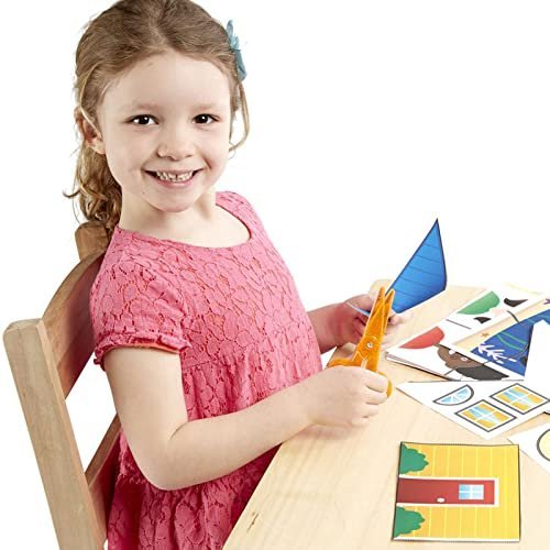 Melissa & Doug Scissor Skills Activity Book with Pair of Child-Safe Scissors 20