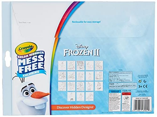 Crayola Coloring Book, Mess Free, Disney Frozen II