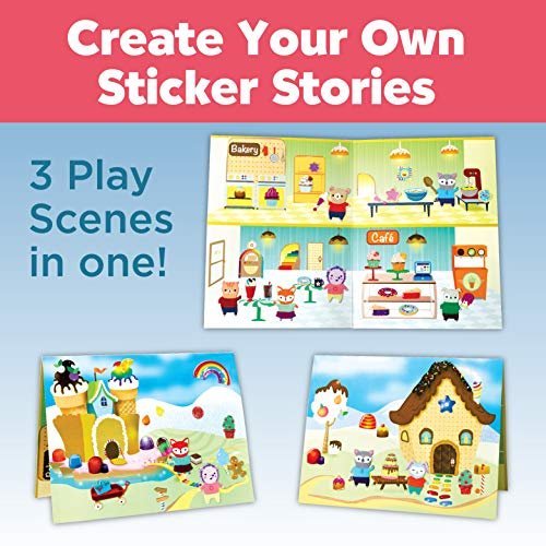 Creativity For Kids Sensory Sticker Playset - Sweetsville - 100+ Sensory  Stickers And Play Scenes - Gifts For Boys And Girls Ages 4+, Multi -  Imported Products from USA - iBhejo