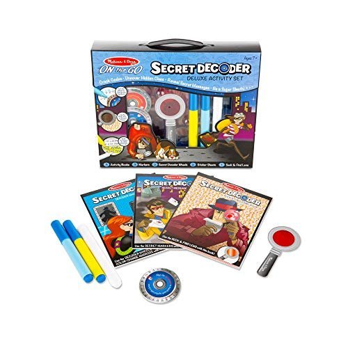 Melissa & Doug On The Go Secret Decoder Deluxe Activity Set And