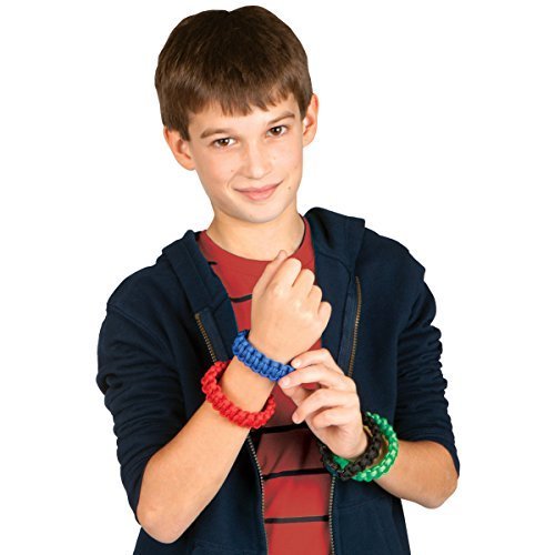 Creativity For Kids Make Your Own Paracord Wristbands - Makes 8 Bracelets -  Imported Products from USA - iBhejo