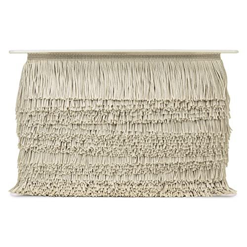 Expo International 10 Yards Of 2 Chainette Fringe Trim, 10 Yd X 2, Ivory  - Imported Products from USA - iBhejo