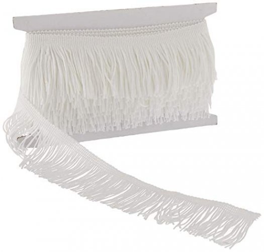 Expo International 5 Yards of 2 Chainette Fringe Trim, Black