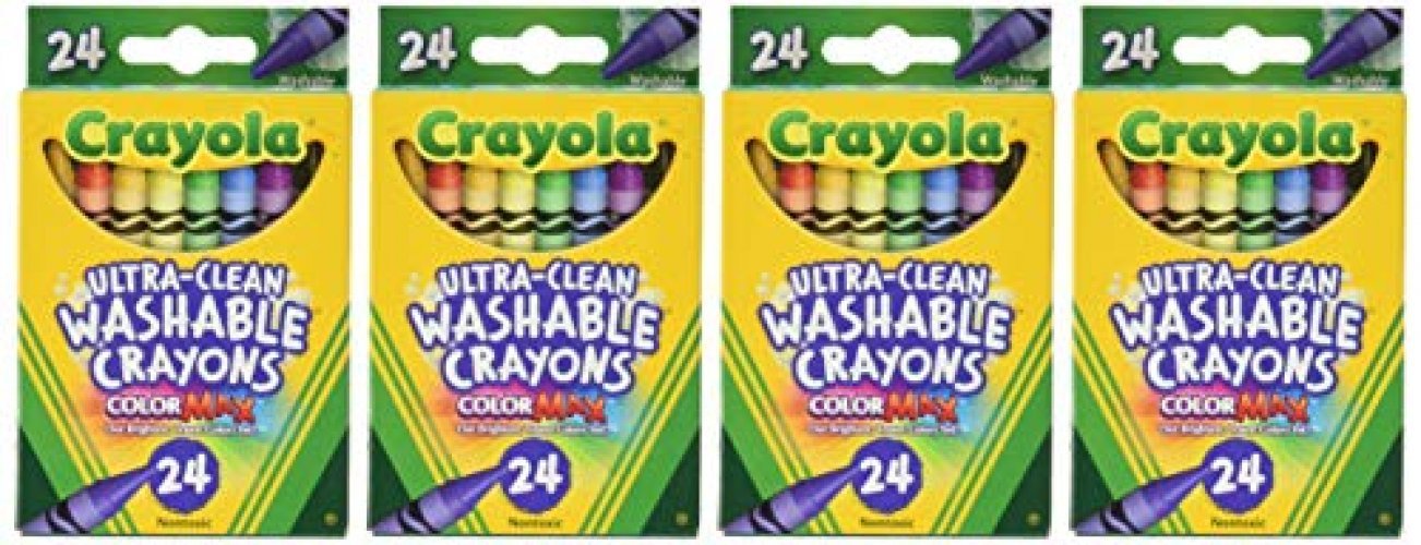Crayola Washable Crayons 24 Count