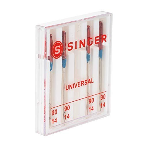 Size 90/14 4-Count SINGER 4723 Universal Regular Point Sewing Machine Needles 