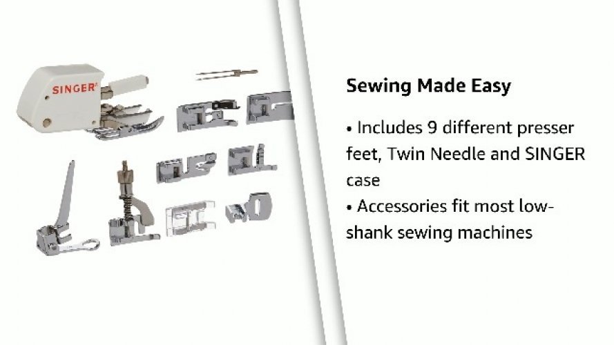  SINGER  Sewing Machine Accessory Kit, Including 9